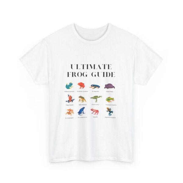 Frog T-Shirt, Amphibian Tee, Nature Lover Gift, Frog Anatomy Shirt, Animal Guide Apparel - Image 3