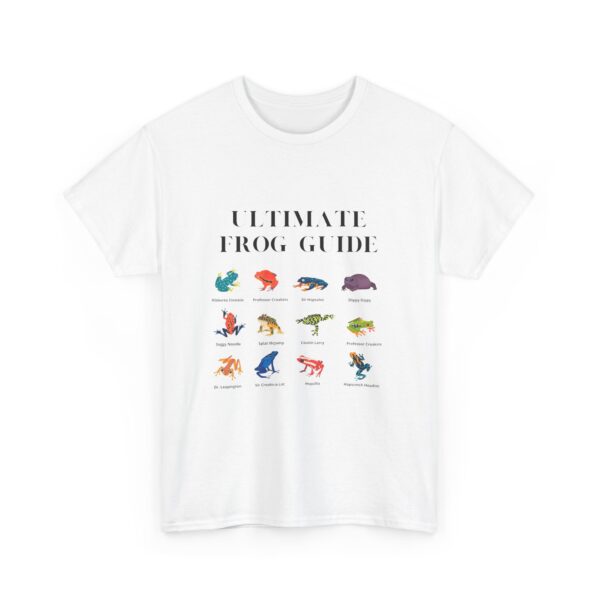 Frog T-Shirt, Amphibian Tee, Nature Lover Gift, Frog Anatomy Shirt, Animal Guide Apparel - Image 3